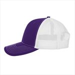 Purple with White Mesh Side